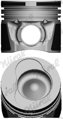 Поршень   87-501500-40   NÜRAL