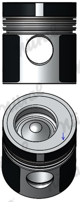 Поршень   87-740000-30   NÜRAL