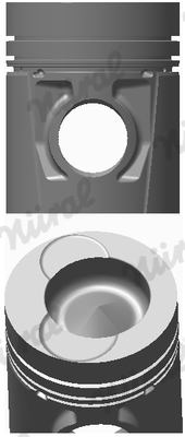 Поршень   87-743400-10   NÜRAL