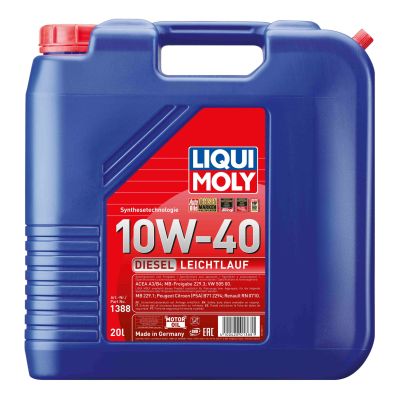 Моторна олива LIQUI MOLY Diesel Leichtlauf 10W-40 20 л, 1388