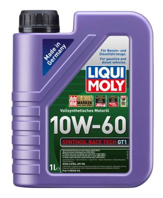 Моторна олива LIQUI MOLY Synthoil Race Tech GT1 10W-60 1 л, 8908