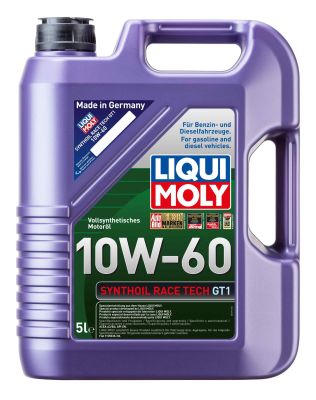 Моторна олива LIQUI MOLY Synthoil Race Tech GT1 10W-60 5 л, 8909