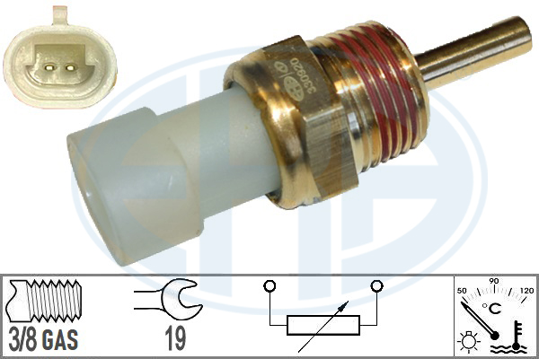 Датчик, температура охлаждающей жидкости   330920   ERA