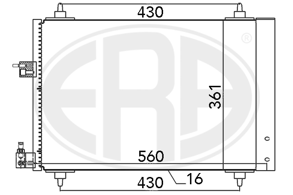 Конденсатор, кондиционер   667039   ERA