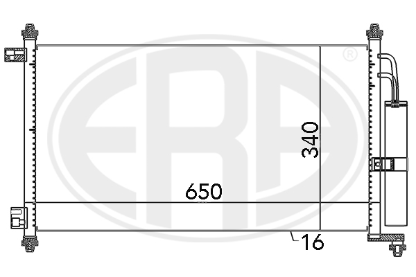 Конденсатор, кондиционер   667069   ERA