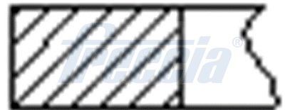 Комплект поршневых колец   FR10-204500   FRECCIA