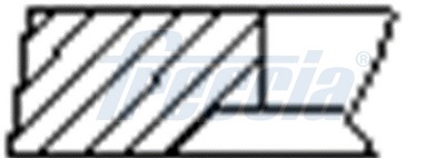 Комплект поршневых колец FR10-207900 FRECCIA #1