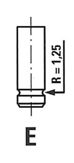 Впускний клапан   R4164/S   FRECCIA