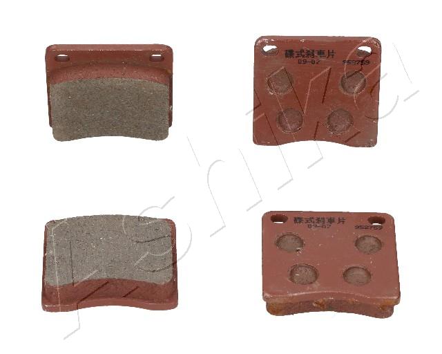 Комплект гальмівних накладок, дискове гальмо   50-04-402   ASHIKA