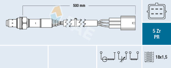 Кисневий датчик   75041   FAE