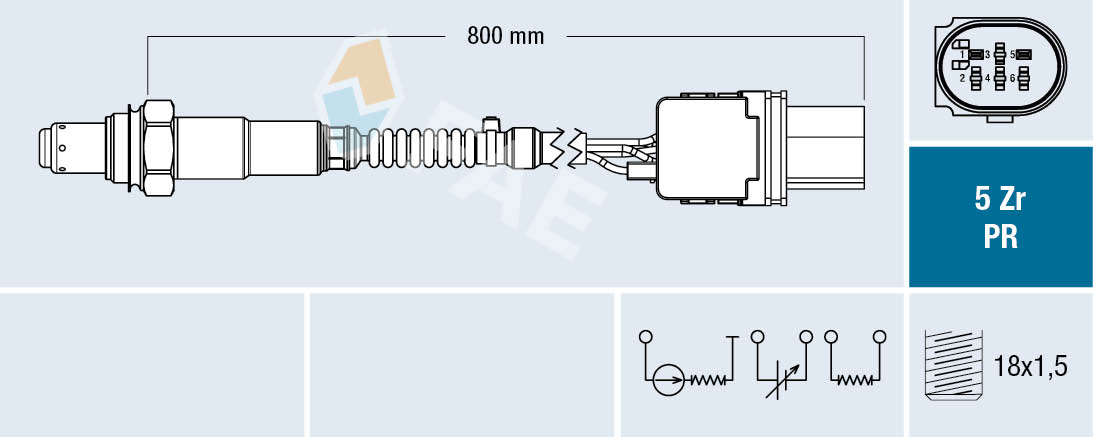 Лямбда-зонд   75051   FAE