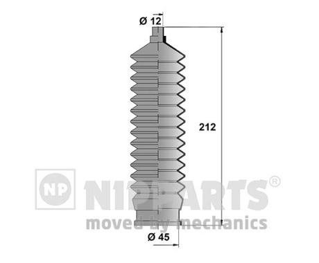 Комплект пыльника, рулевое управление   J2840901   NIPPARTS