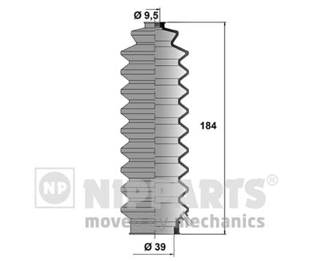 Комплект пыльника, рулевое управление   J2844001   NIPPARTS