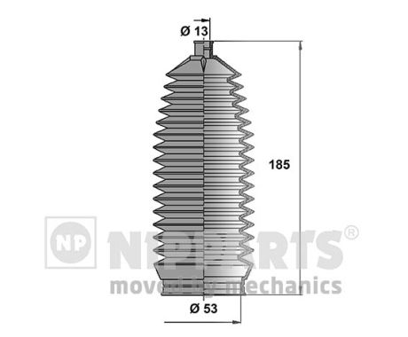 Комплект пыльника, рулевое управление   N2840907   NIPPARTS