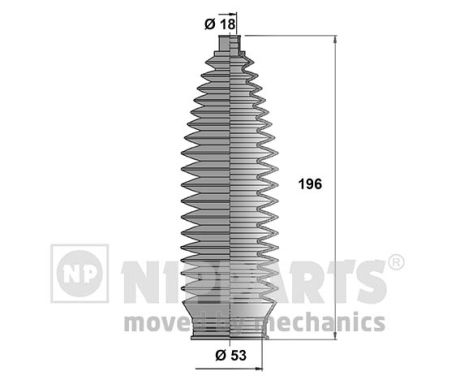 Комплект пыльника, рулевое управление   N2845007   NIPPARTS