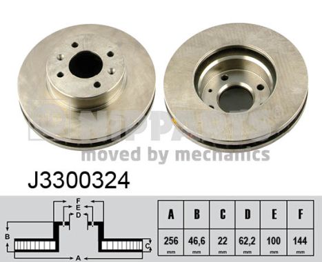 Тормозной диск   J3300324   NIPPARTS