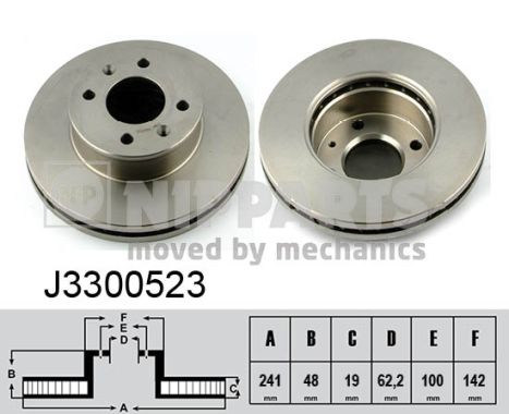 Тормозной диск   J3300523   NIPPARTS