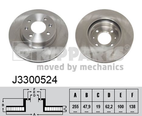 Тормозной диск   J3300524   NIPPARTS