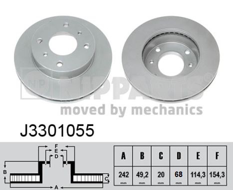 Тормозной диск   J3301055   NIPPARTS