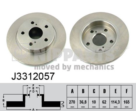 Тормозной диск   J3312057   NIPPARTS