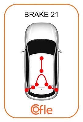 Тросик, cтояночный тормоз 10.5360 COFLE #1