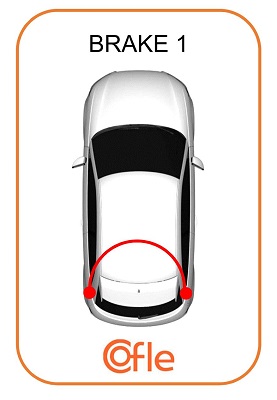 Тросик, cтояночный тормоз 1261.1 COFLE #1