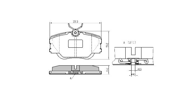 Комплект тормозных колодок, дисковый тормоз   FBP-0495   FREMAX