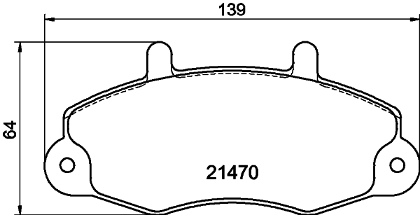 Комплект гальмівних накладок, дискове гальмо   8DB 355 006-391   HELLA PAGID