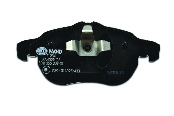 Комплект гальмівних накладок, дискове гальмо 8DB 355 009-311 HELLA PAGID #2