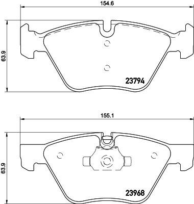 Комплект тормозных колодок, дисковый тормоз   8DB 355 011-321   HELLA PAGID