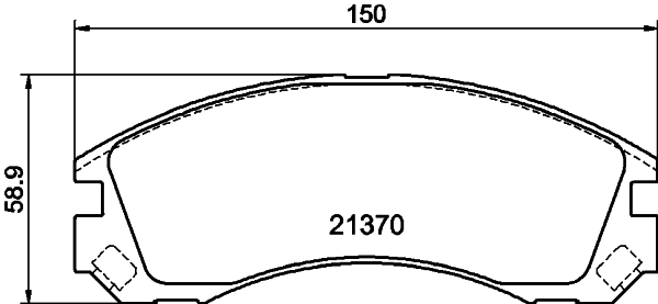 Комплект тормозных колодок, дисковый тормоз   8DB 355 011-751   HELLA PAGID