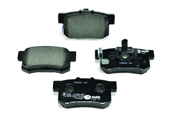 Комплект тормозных колодок, дисковый тормоз 8DB 355 012-061 HELLA PAGID #1