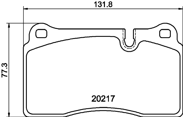 Комплект гальмівних накладок, дискове гальмо   8DB 355 013-201   HELLA PAGID