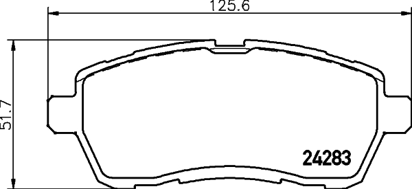 Комплект тормозных колодок, дисковый тормоз   8DB 355 013-211   HELLA PAGID