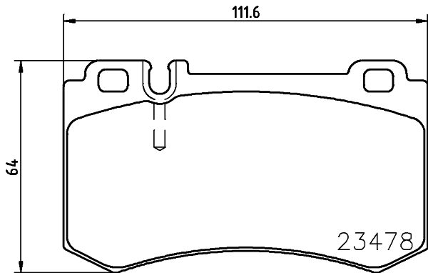 Комплект тормозных колодок, дисковый тормоз   8DB 355 014-941   HELLA PAGID