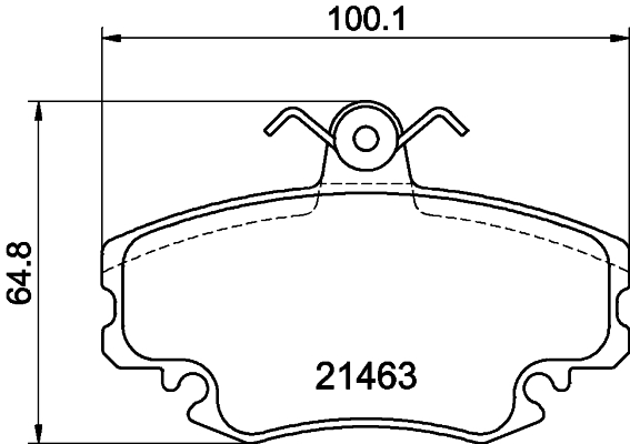 Комплект тормозных колодок, дисковый тормоз   8DB 355 018-131   HELLA PAGID