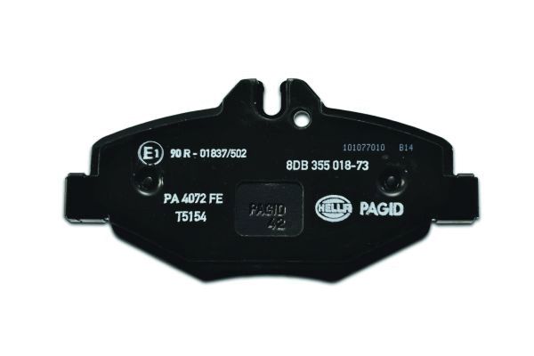 Комплект тормозных колодок, дисковый тормоз 8DB 355 018-731 HELLA PAGID #2