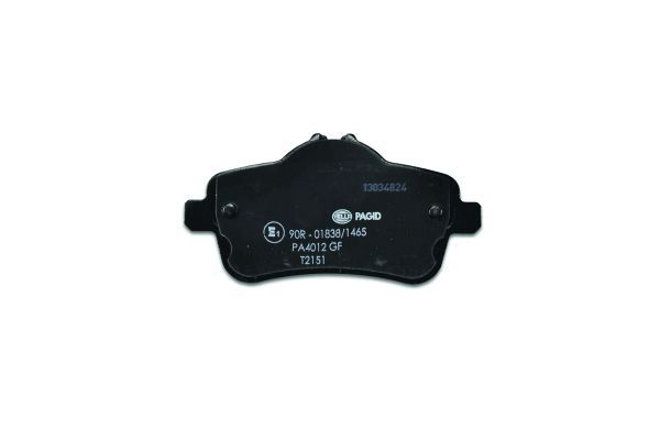 Комплект гальмівних накладок, дискове гальмо 8DB 355 019-741 HELLA PAGID #2