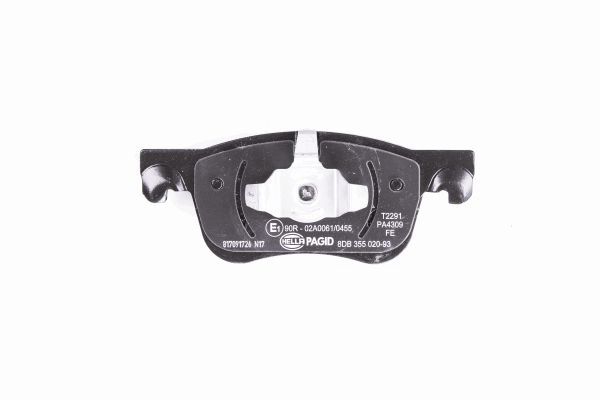 Комплект гальмівних накладок, дискове гальмо 8DB 355 020-931 HELLA PAGID #2