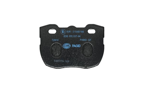 Комплект тормозных колодок, дисковый тормоз 8DB 355 037-941 HELLA PAGID #2