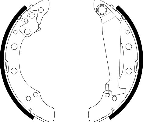 Комплект тормозных колодок   8DB 355 001-311   HELLA PAGID