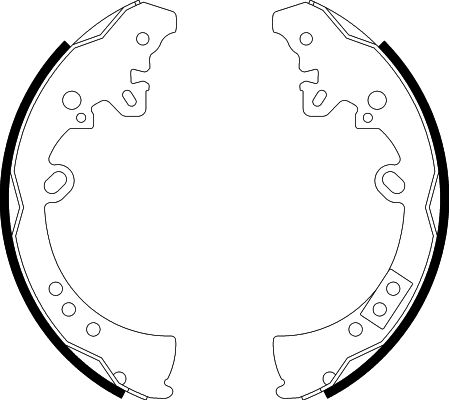 Комплект тормозных колодок   8DB 355 003-011   HELLA PAGID