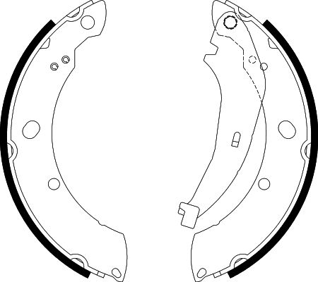 Комплект тормозных колодок   8DB 355 038-221   HELLA PAGID