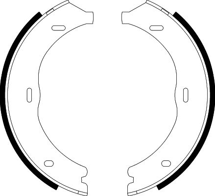 Комплект тормозных колодок, стояночная тормозная система   8DA 355 050-561   HELLA PAGID