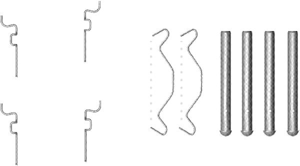 Комплектующие, колодки дискового тормоза   8DZ 355 203-221   HELLA PAGID