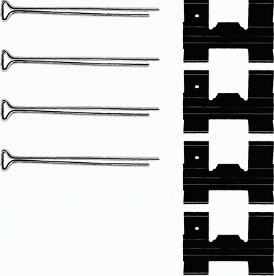 Комплектующие, колодки дискового тормоза   8DZ 355 206-511   HELLA PAGID