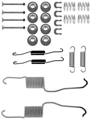 Комплектующие, тормозная колодка   8DZ 355 200-891   HELLA PAGID