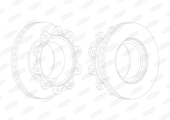 Тормозной диск   BCR176A   BERAL