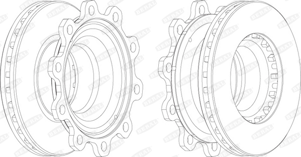 Тормозной диск   BCR193A   BERAL
