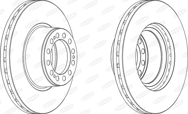 Тормозной диск   BCR201A   BERAL